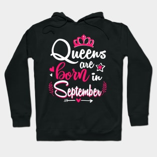 Women Queens Are Born In September Hoodie